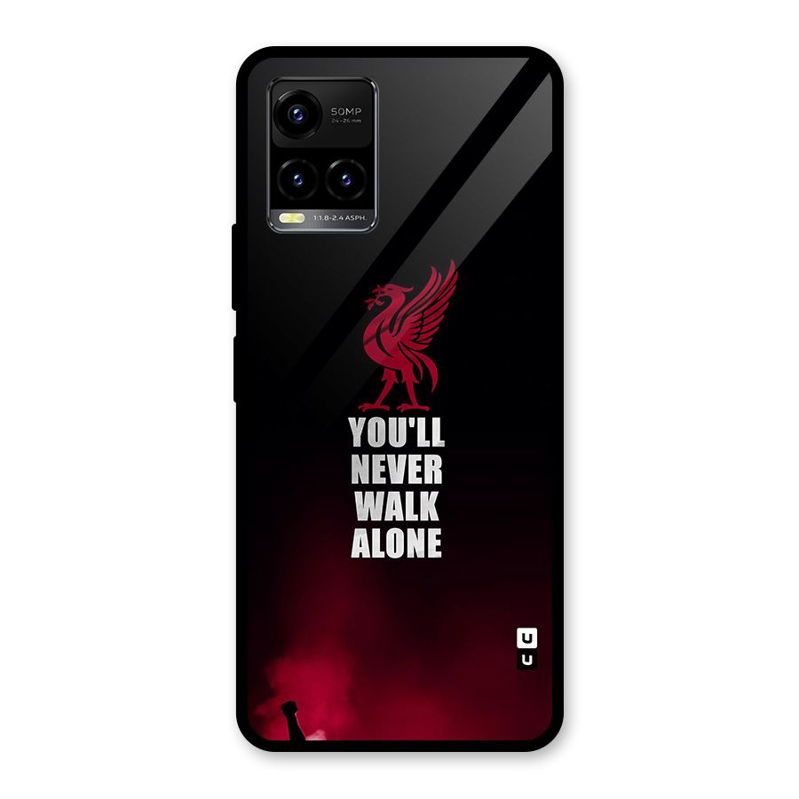 Walk Alone Glass Back Case for Vivo Y21T