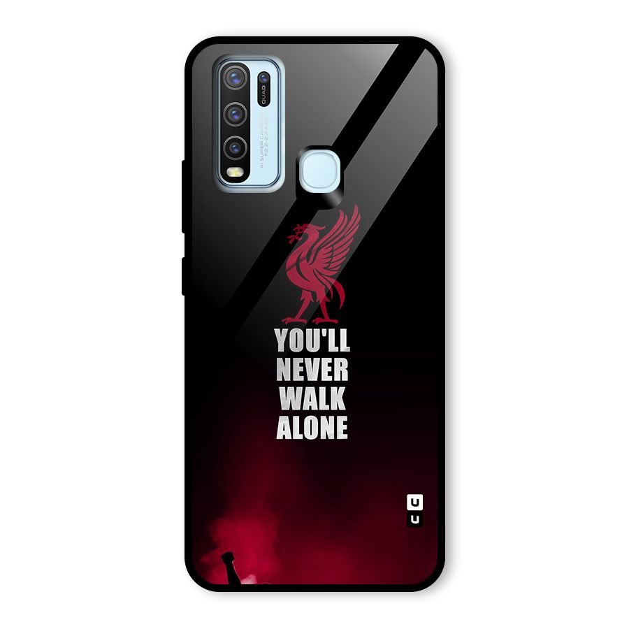 Walk Alone Glass Back Case for Vivo Y30