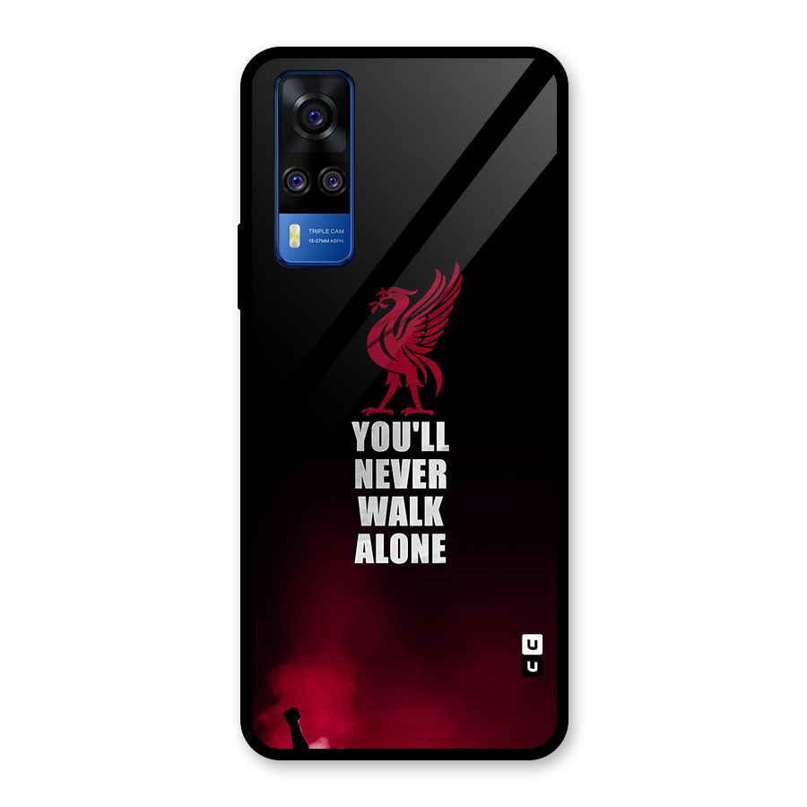 Walk Alone Glass Back Case for Vivo Y31