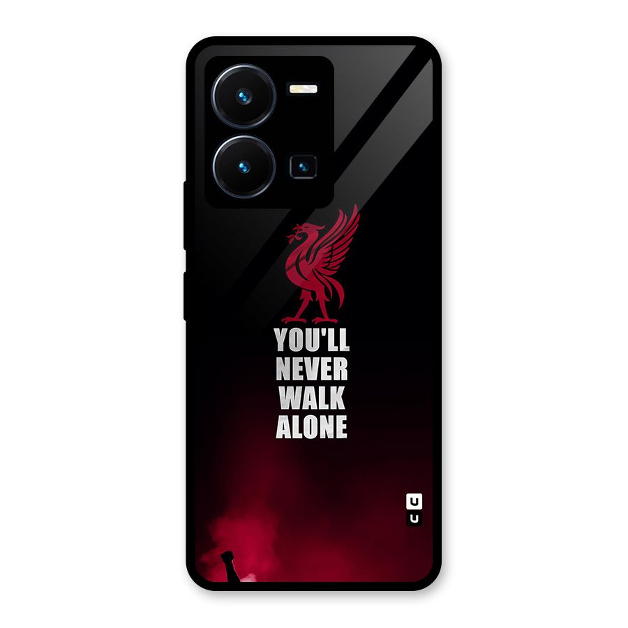 Walk Alone Glass Back Case for Vivo Y35