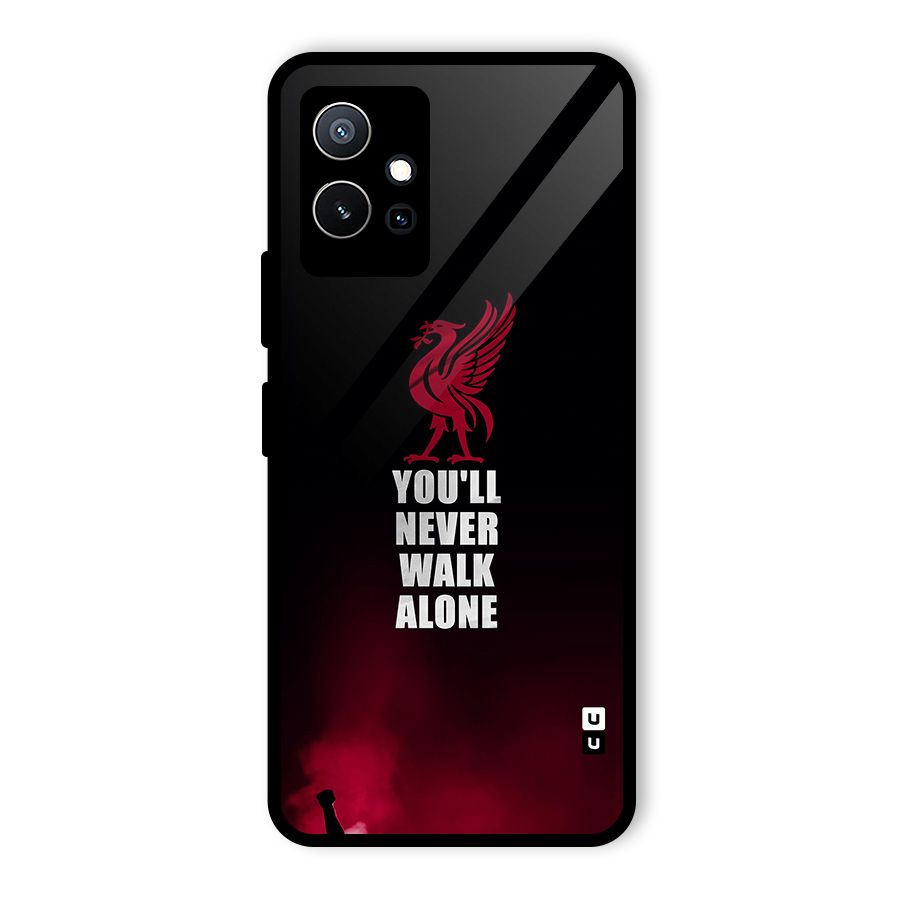 Walk Alone Glass Back Case for Vivo Y75 5G
