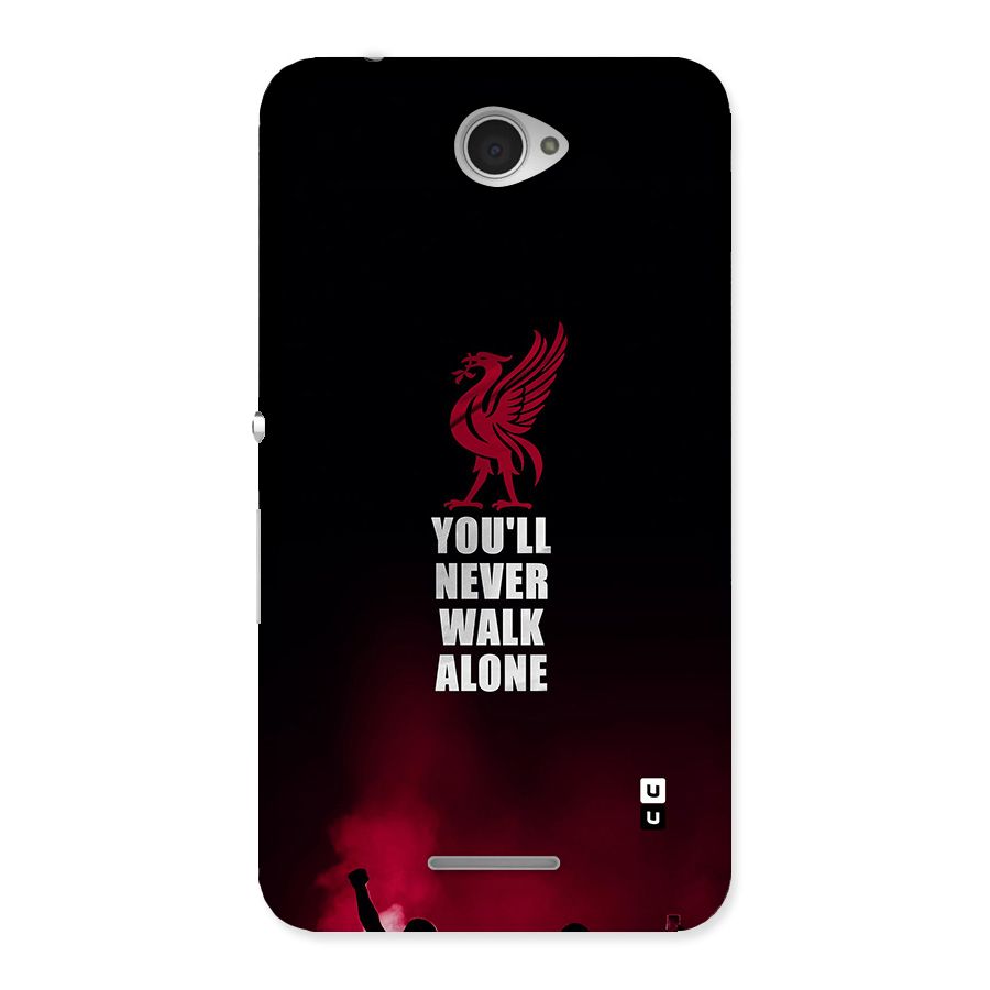 Walk Alone Back Case for Xperia E4