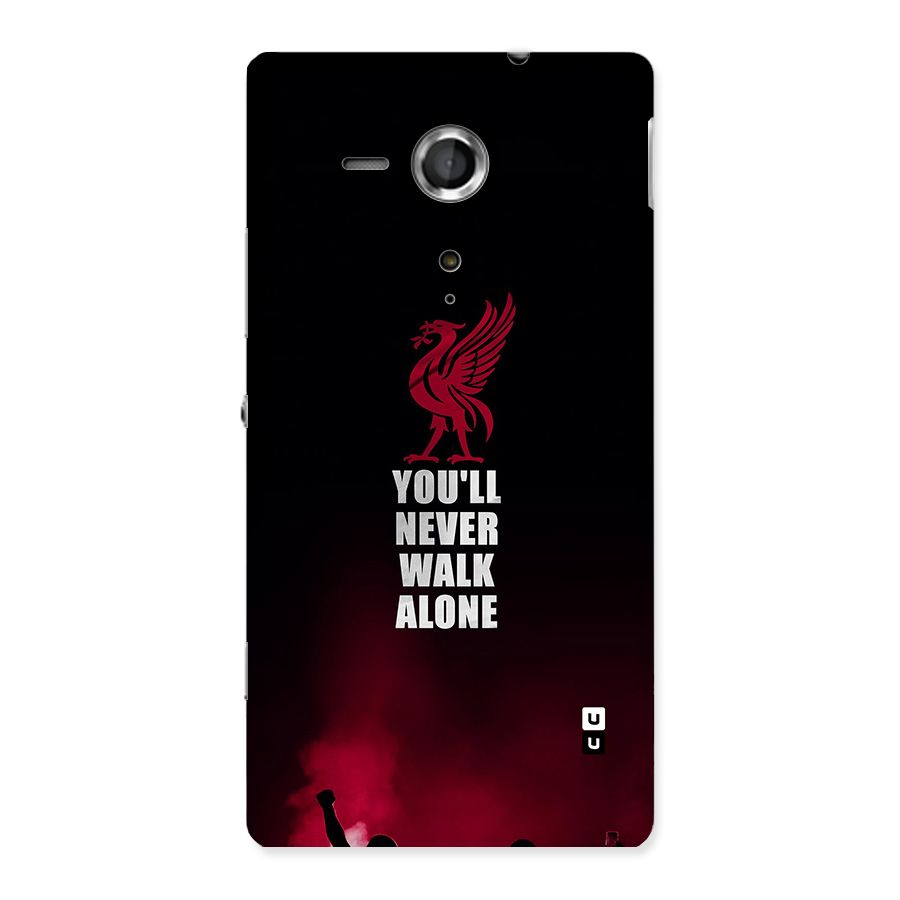 Walk Alone Back Case for Xperia Sp