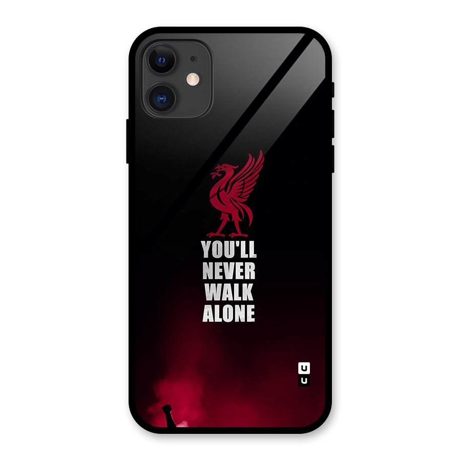 Walk Alone Glass Back Case for iPhone 11