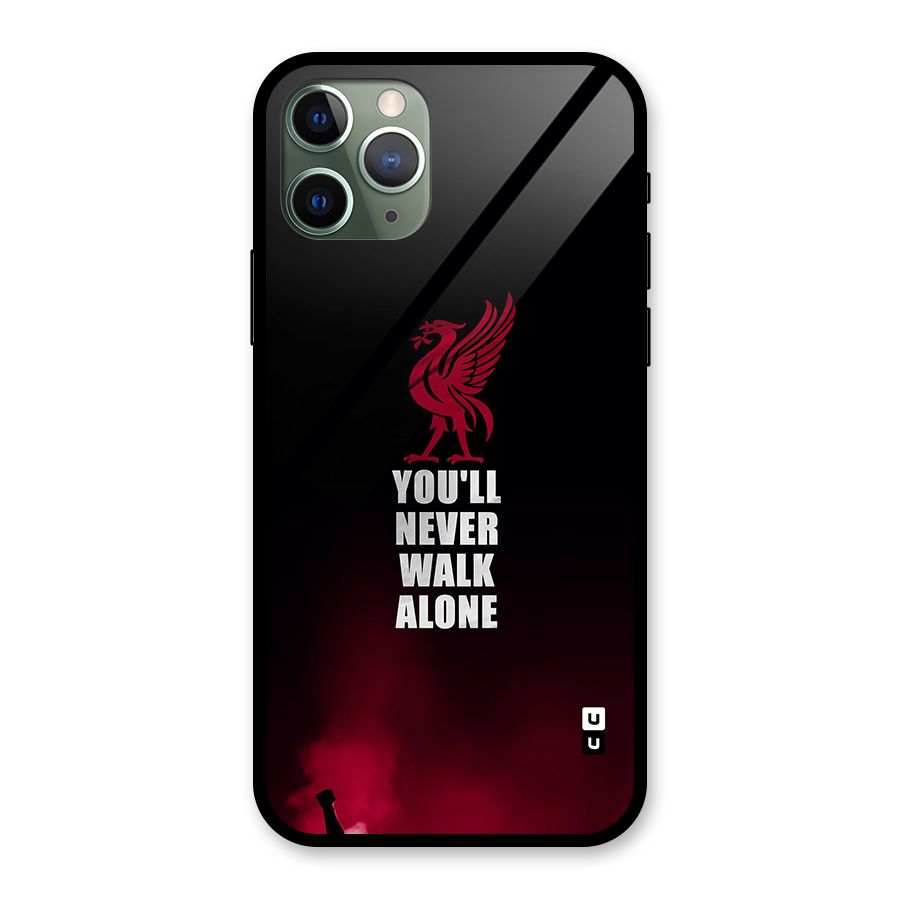 Walk Alone Glass Back Case for iPhone 11 Pro