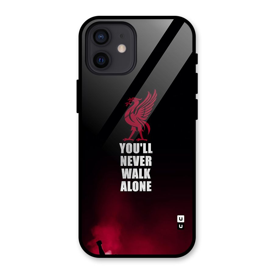 Walk Alone Glass Back Case for iPhone 12