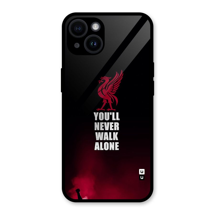 Walk Alone Glass Back Case for iPhone 14