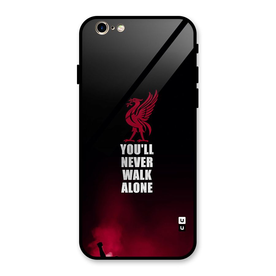 Walk Alone Glass Back Case for iPhone 6 6S