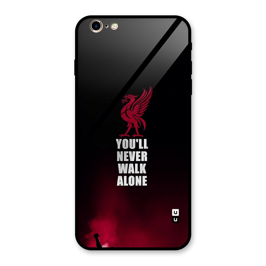 Walk Alone Glass Back Case for iPhone 6 Plus 6S Plus