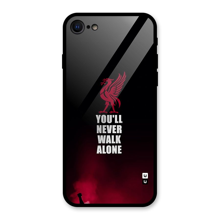 Walk Alone Glass Back Case for iPhone 7