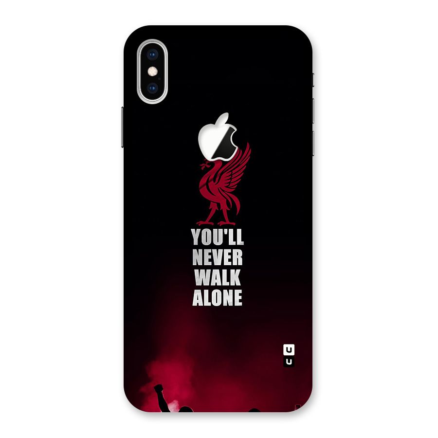 Walk Alone Back Case for iPhone XS Max Apple Cut