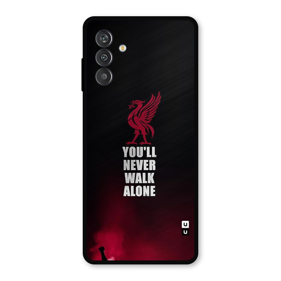 Walk Alone Metal Back Case for Galaxy M14 5G