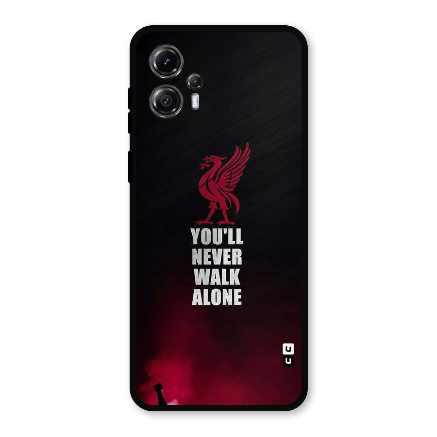Walk Alone Metal Back Case for Moto G13