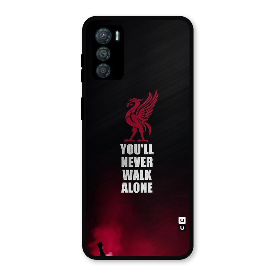Walk Alone Metal Back Case for Moto G42