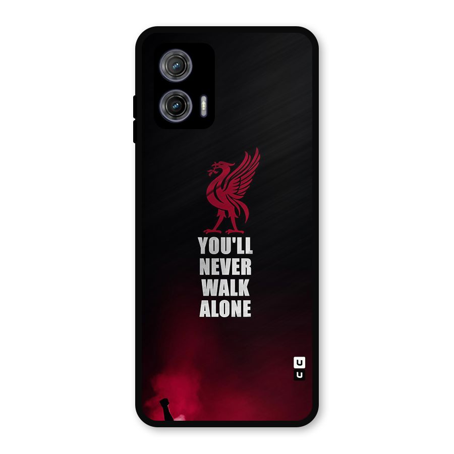 Walk Alone Metal Back Case for Moto G73