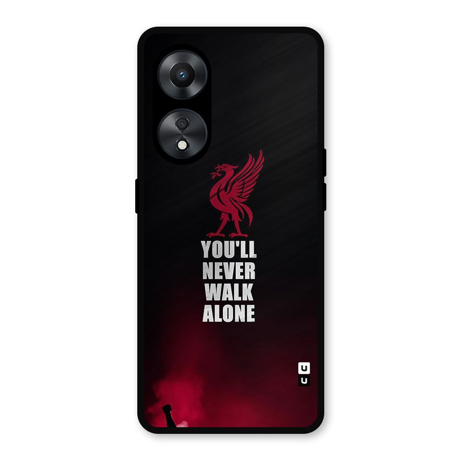 Walk Alone Metal Back Case for Oppo A78