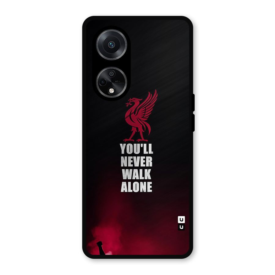 Walk Alone Metal Back Case for Oppo F23