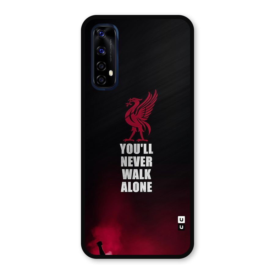 Walk Alone Metal Back Case for Realme Narzo 20 Pro