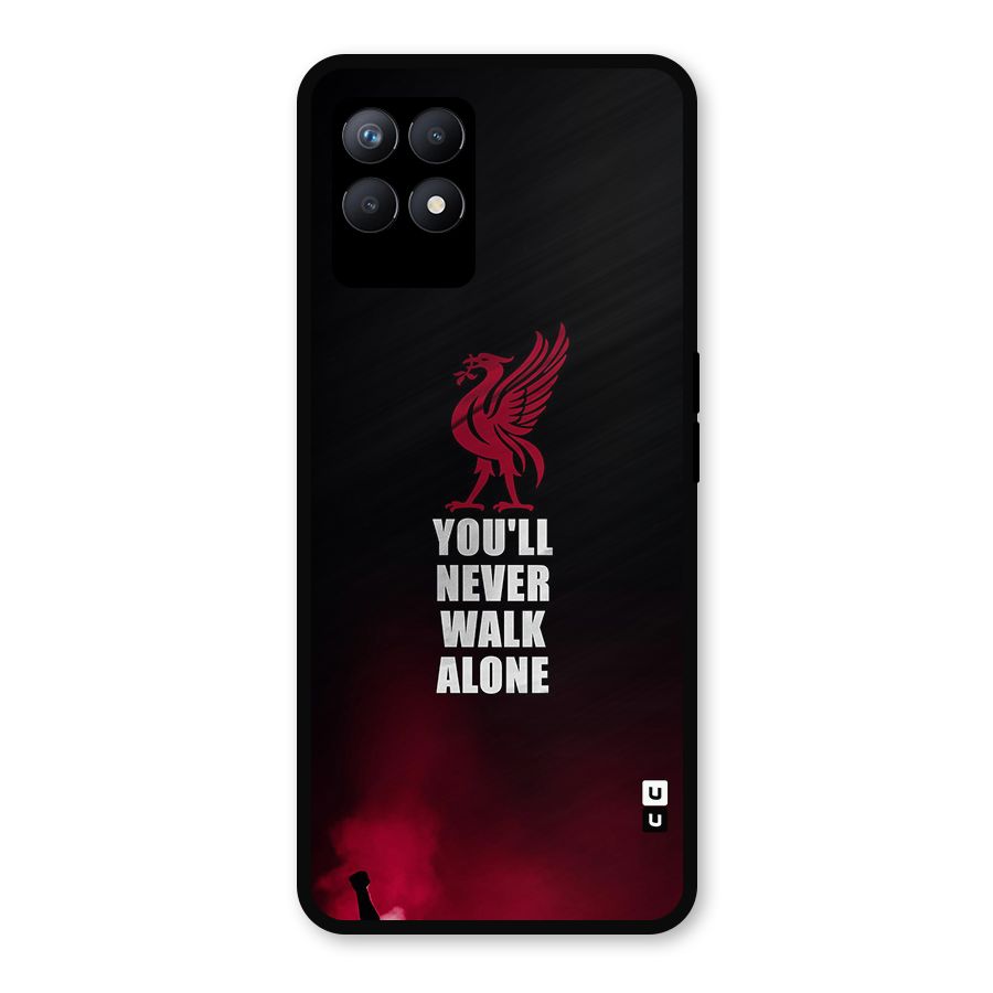 Walk Alone Metal Back Case for Realme Narzo 50
