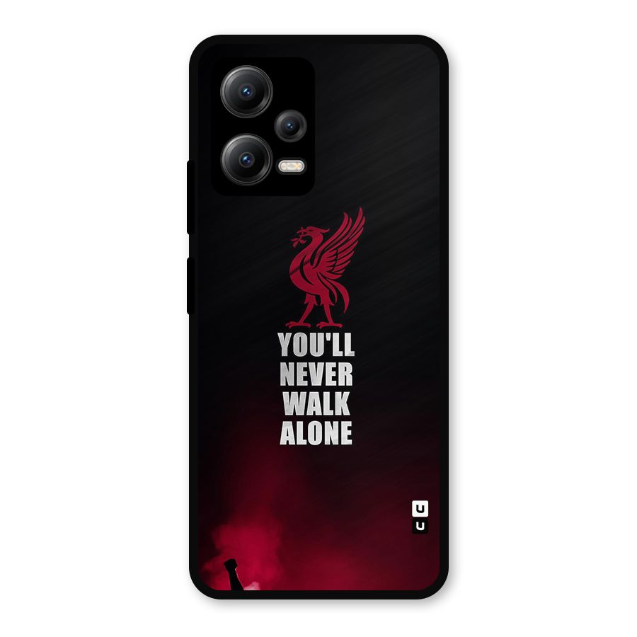 Walk Alone Metal Back Case for Redmi Note 12 5G