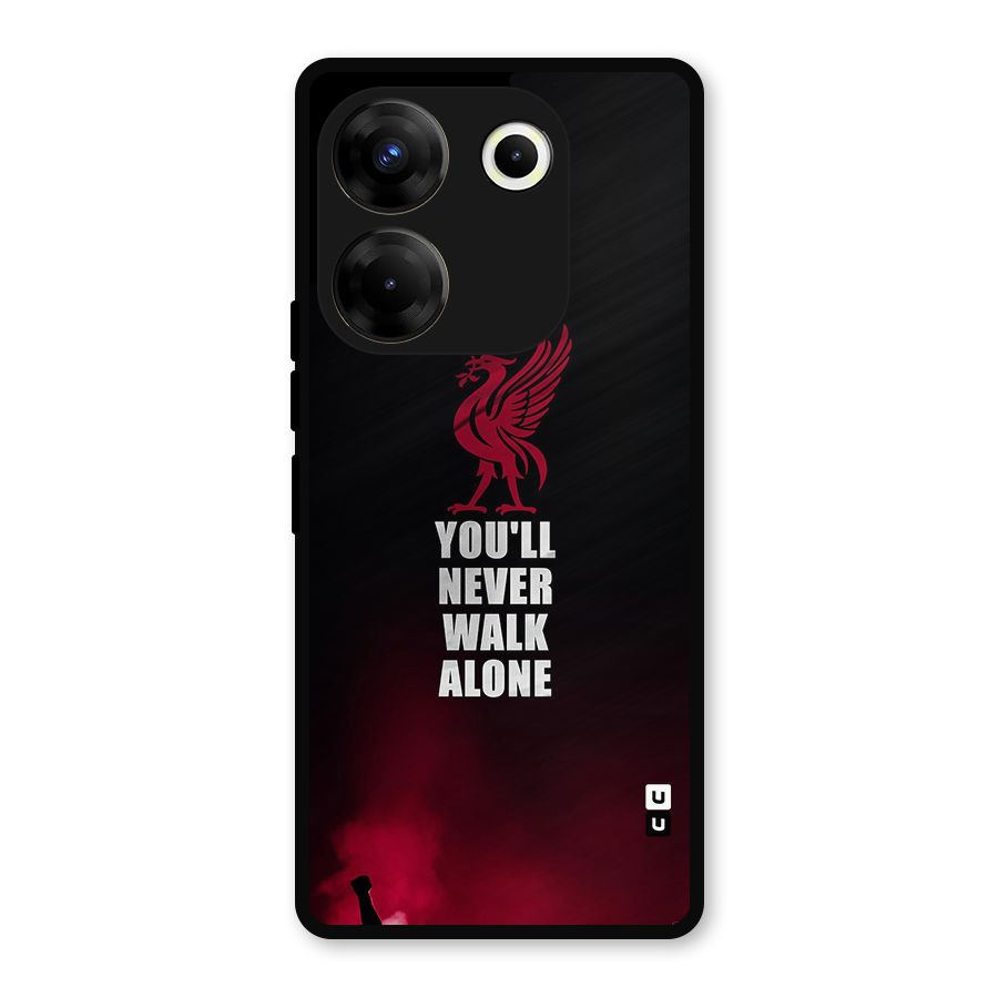 Walk Alone Metal Back Case for Tecno Camon 20 Pro