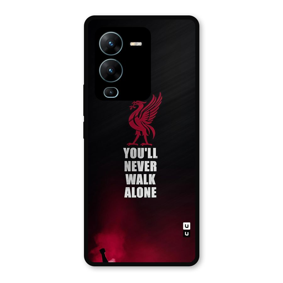 Walk Alone Metal Back Case for Vivo V25 Pro