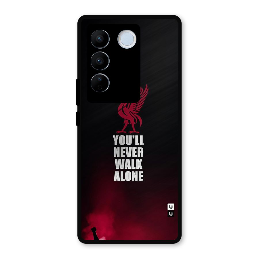 Walk Alone Metal Back Case for Vivo V27