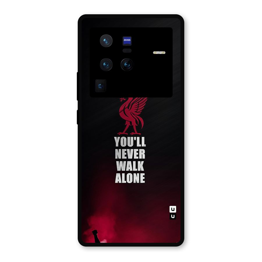 Walk Alone Metal Back Case for Vivo X80 Pro