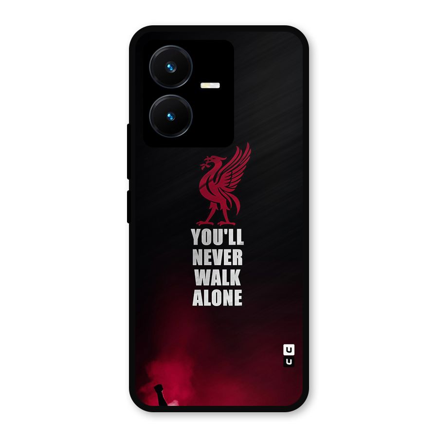 Walk Alone Metal Back Case for Vivo Y22