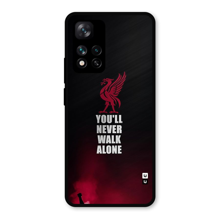 Walk Alone Metal Back Case for Xiaomi 11i Hypercharge 5G