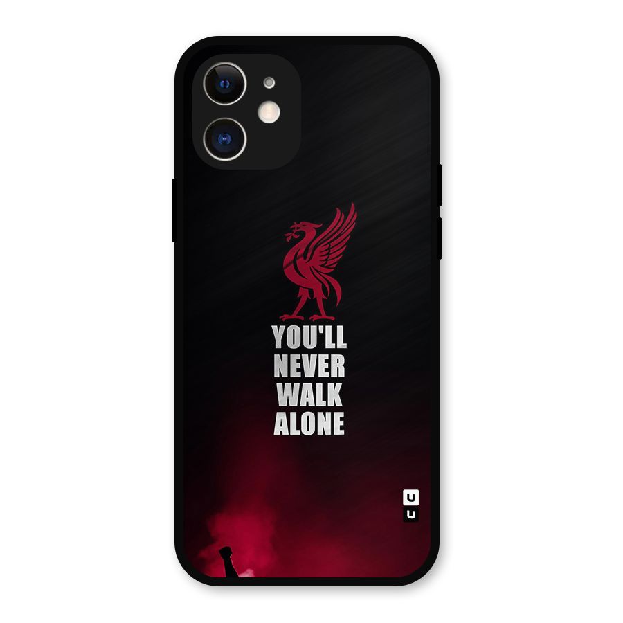 Walk Alone Metal Back Case for iPhone 12