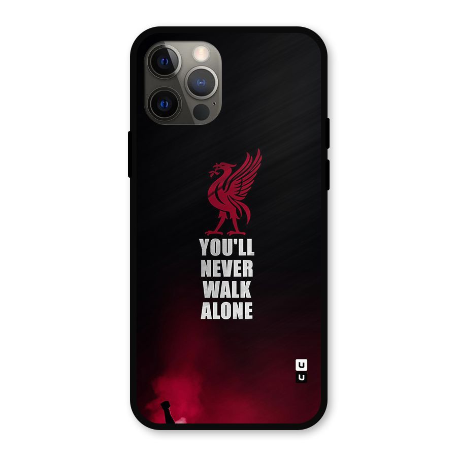 Walk Alone Metal Back Case for iPhone 12 Pro