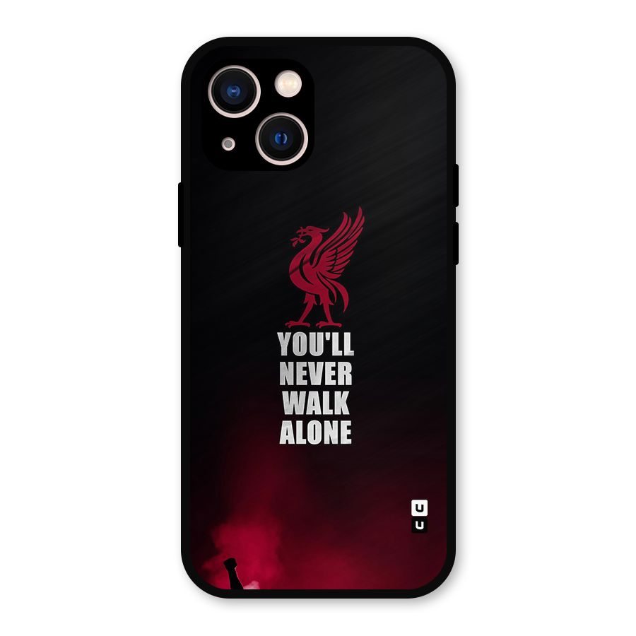 Walk Alone Metal Back Case for iPhone 13