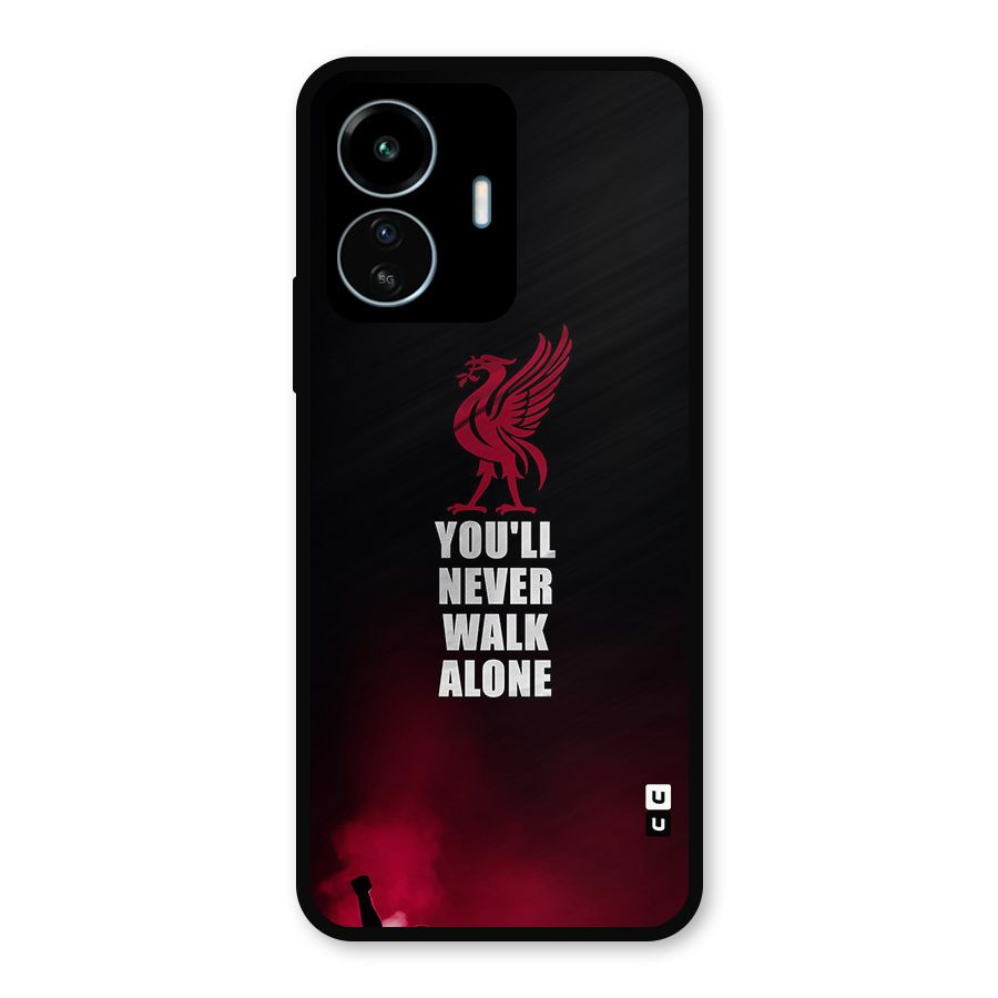 Walk Alone Metal Back Case for vivo iQOO Z6 Lite 5G
