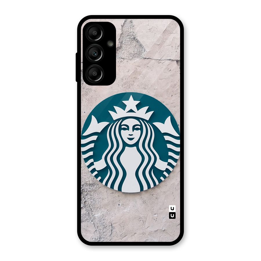 Wall StarBucks Glass Back Case for Galaxy A14 5G