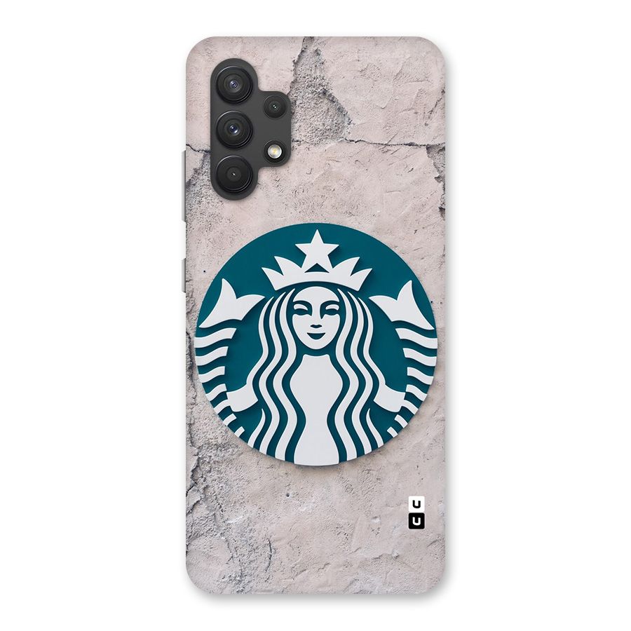 Wall StarBucks Glass Back Case for Galaxy A32