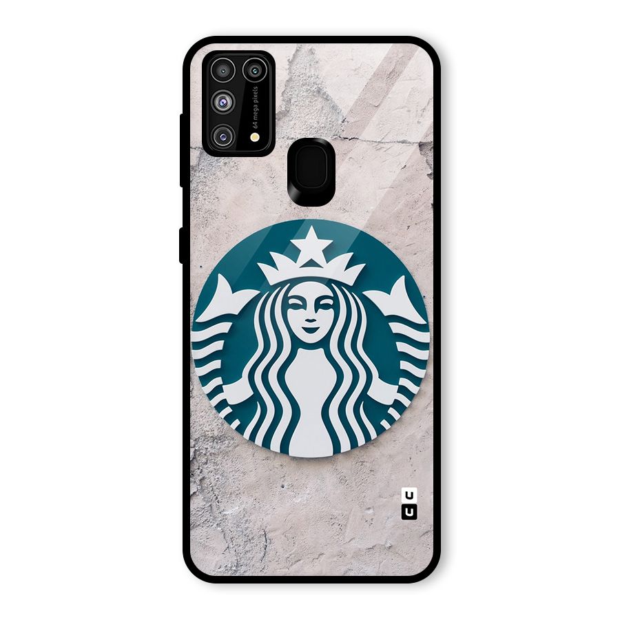 Wall StarBucks Glass Back Case for Galaxy F41