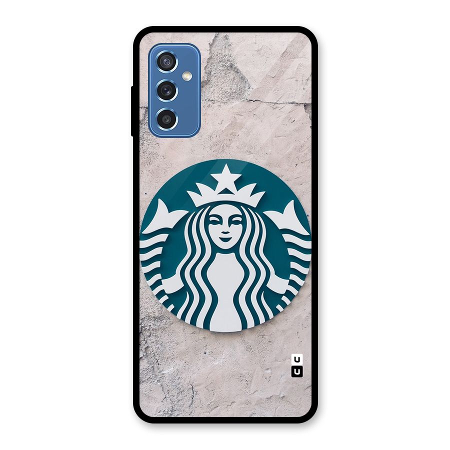 Wall StarBucks Glass Back Case for Galaxy M52 5G