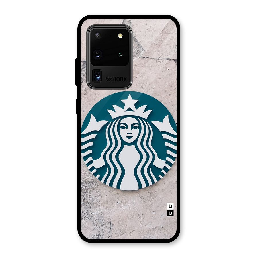 Wall StarBucks Glass Back Case for Galaxy S20 Ultra