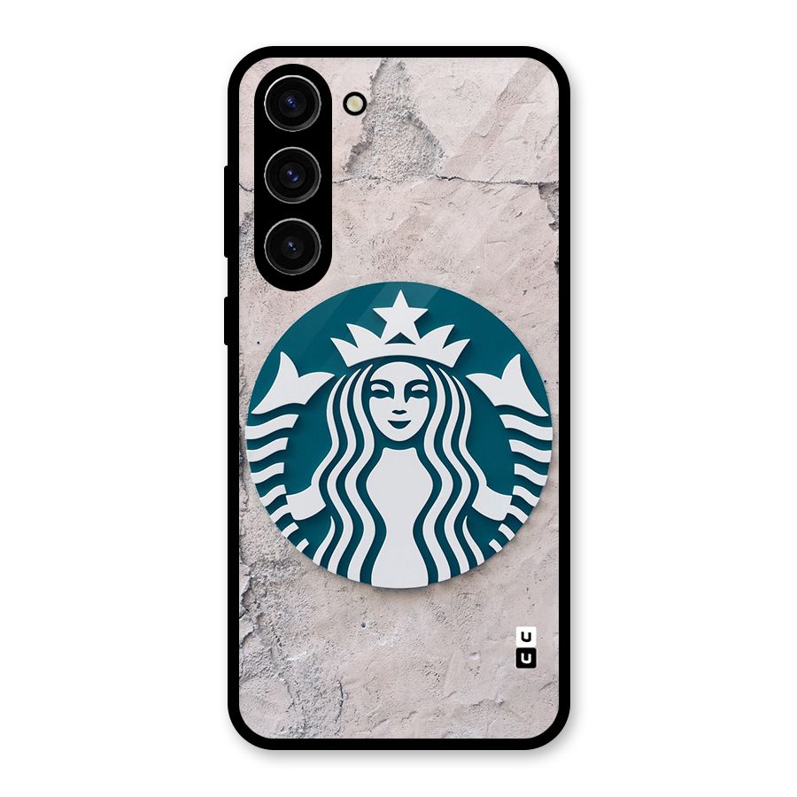 Wall StarBucks Glass Back Case for Galaxy S23 Plus