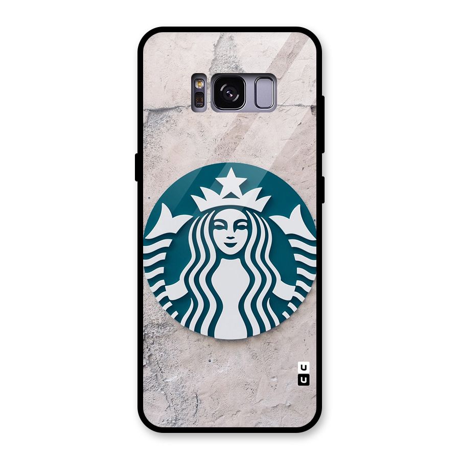 Wall StarBucks Glass Back Case for Galaxy S8