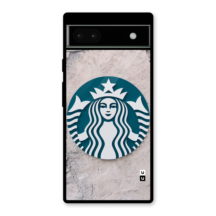 Wall StarBucks Glass Back Case for Google Pixel 6a