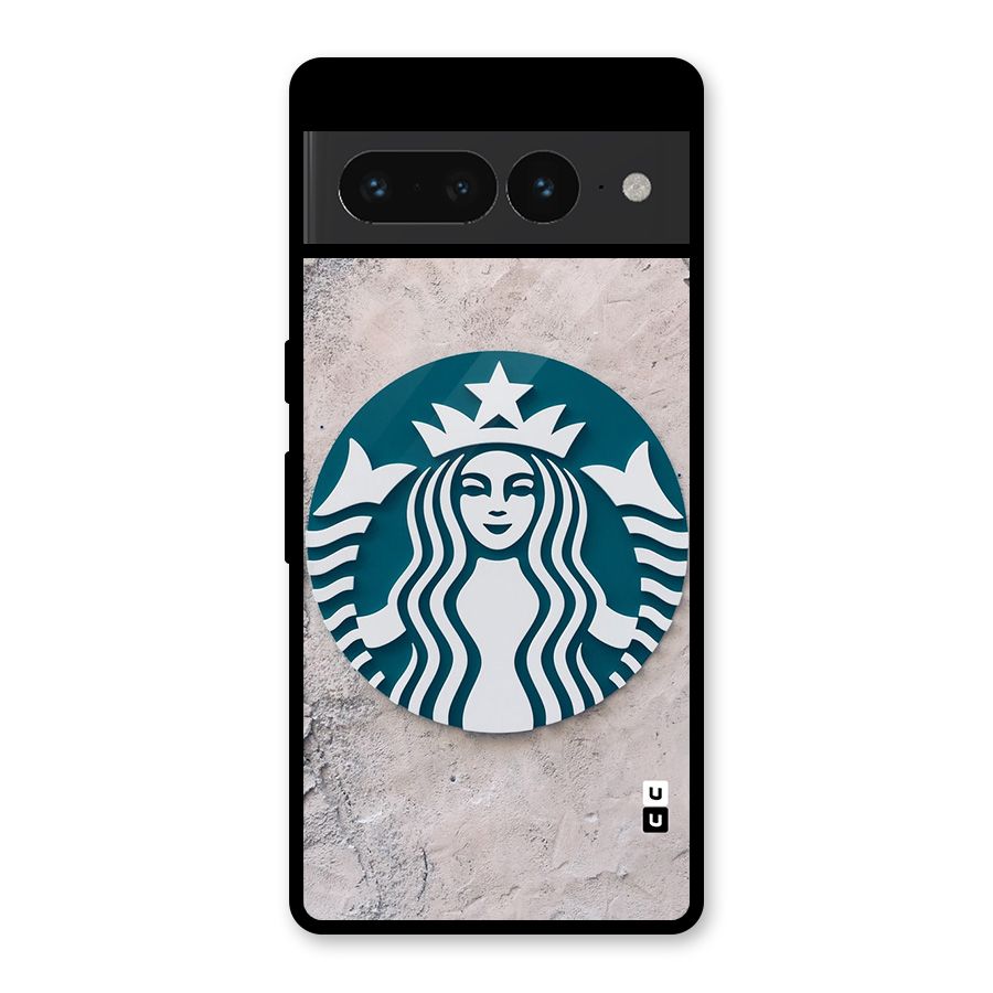 Wall StarBucks Glass Back Case for Google Pixel 7 Pro