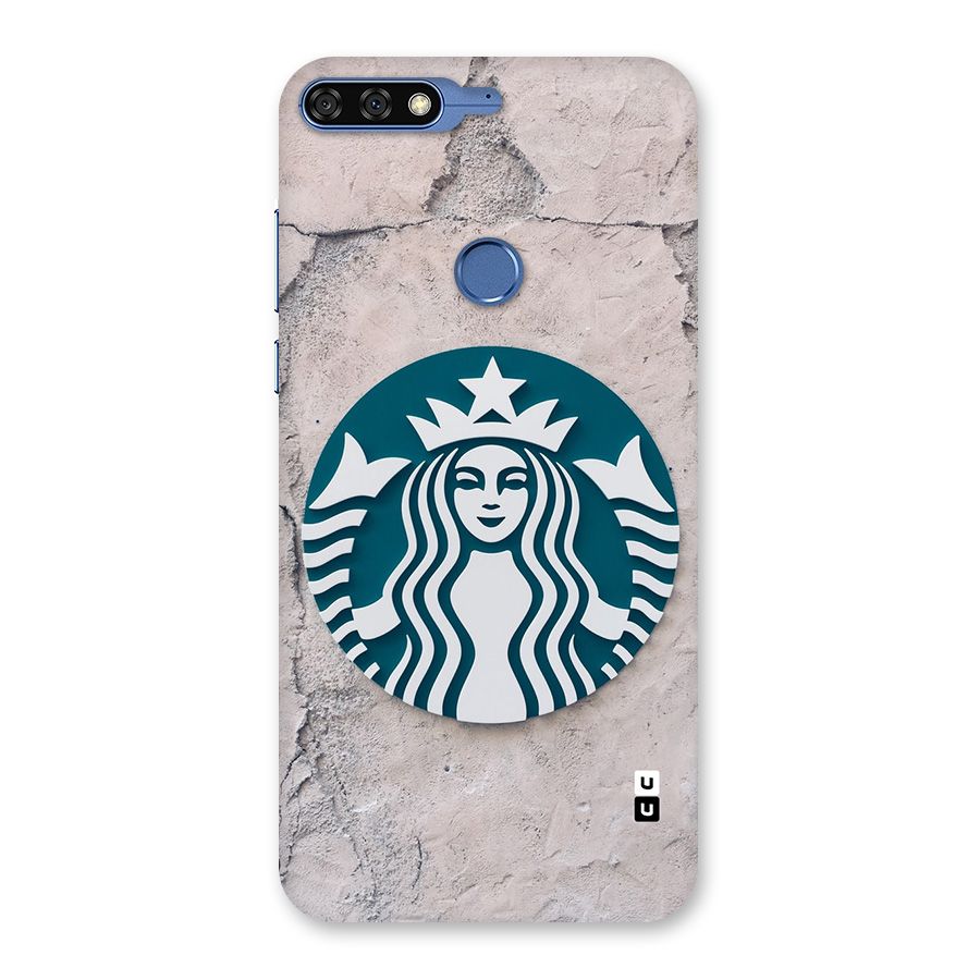Wall StarBucks Back Case for Honor 7C