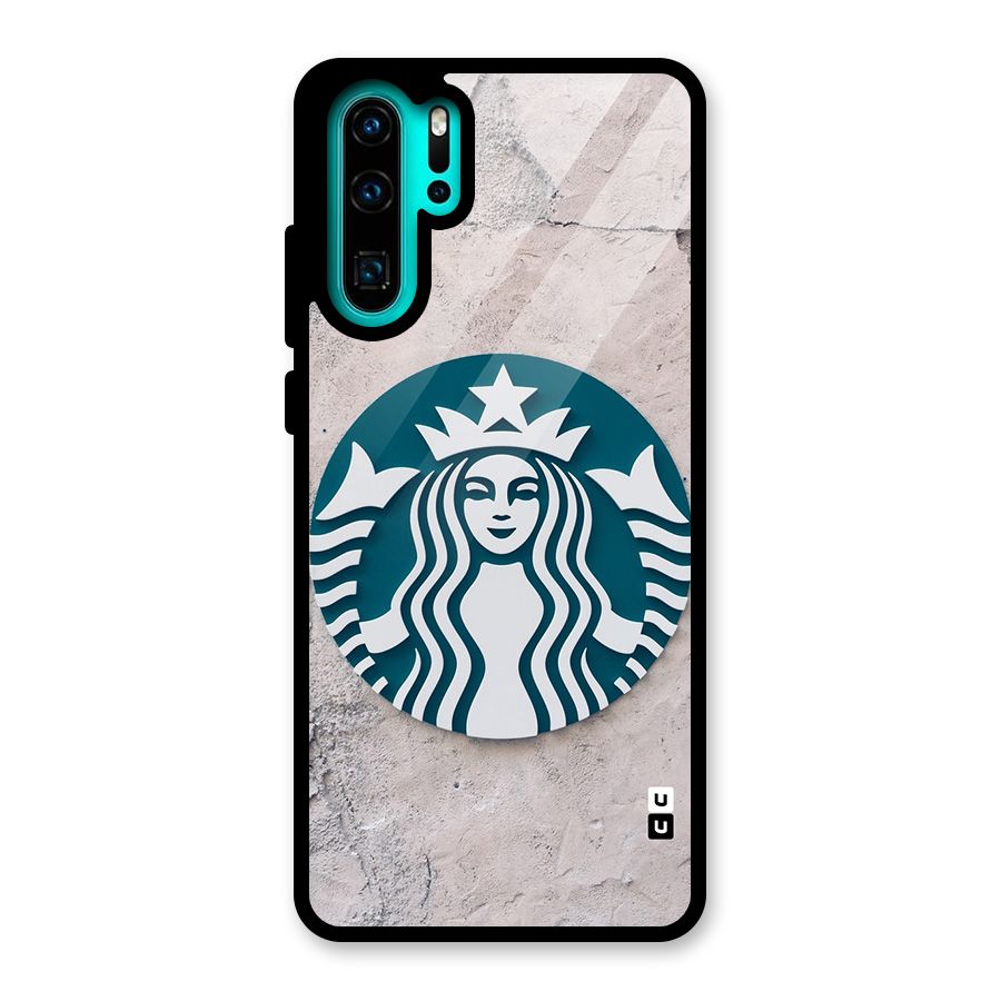 Wall StarBucks Glass Back Case for Huawei P30 Pro