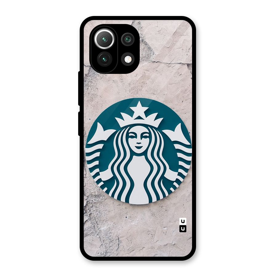 Wall StarBucks Glass Back Case for Mi 11 Lite NE 5G