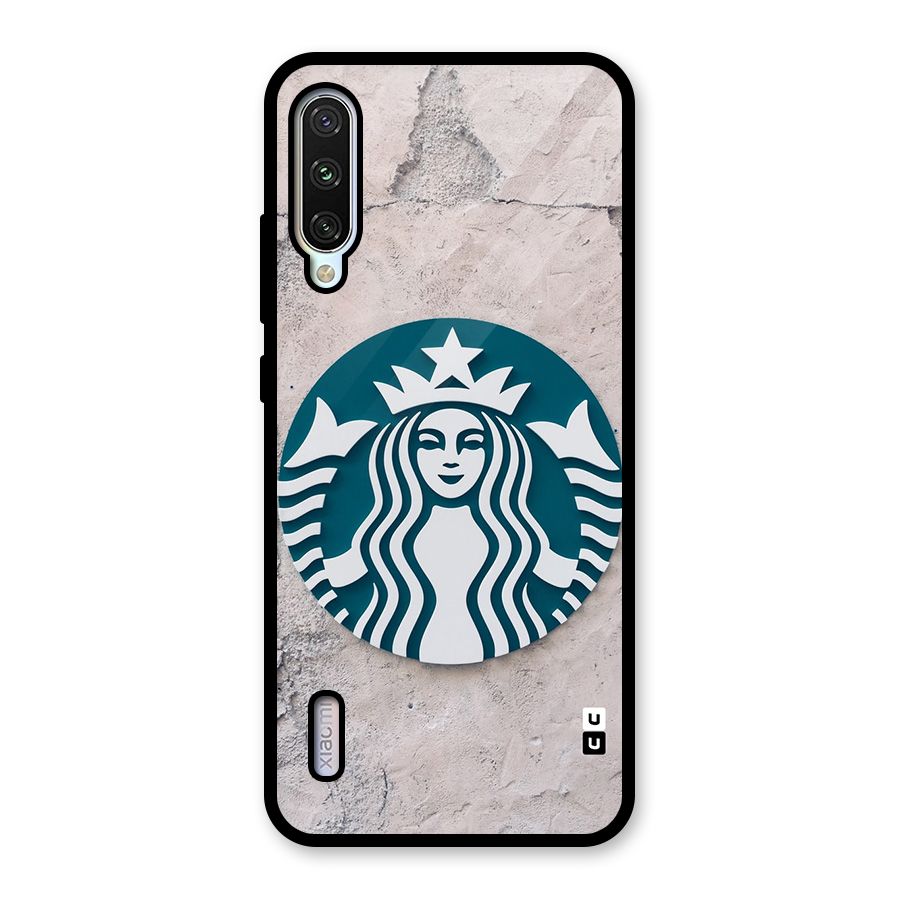 Wall StarBucks Glass Back Case for Mi A3