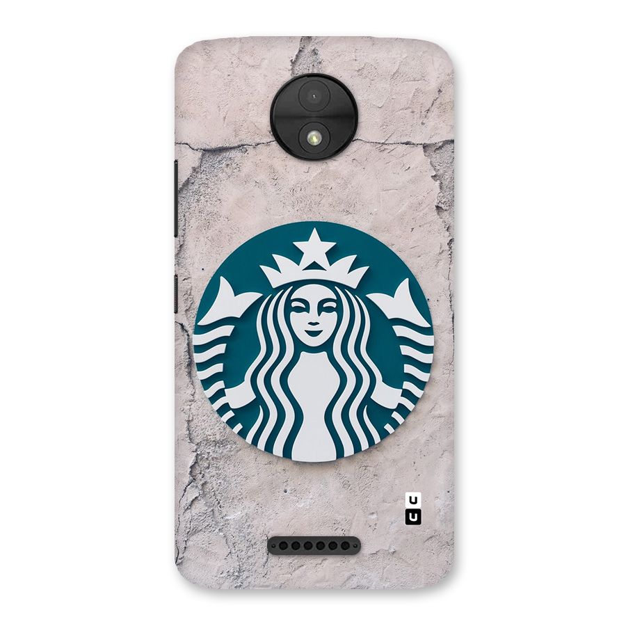 Wall StarBucks Back Case for Moto C