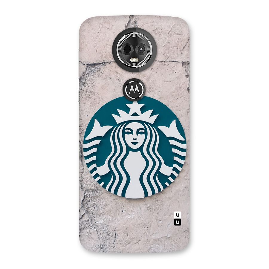 Wall StarBucks Back Case for Moto E5 Plus