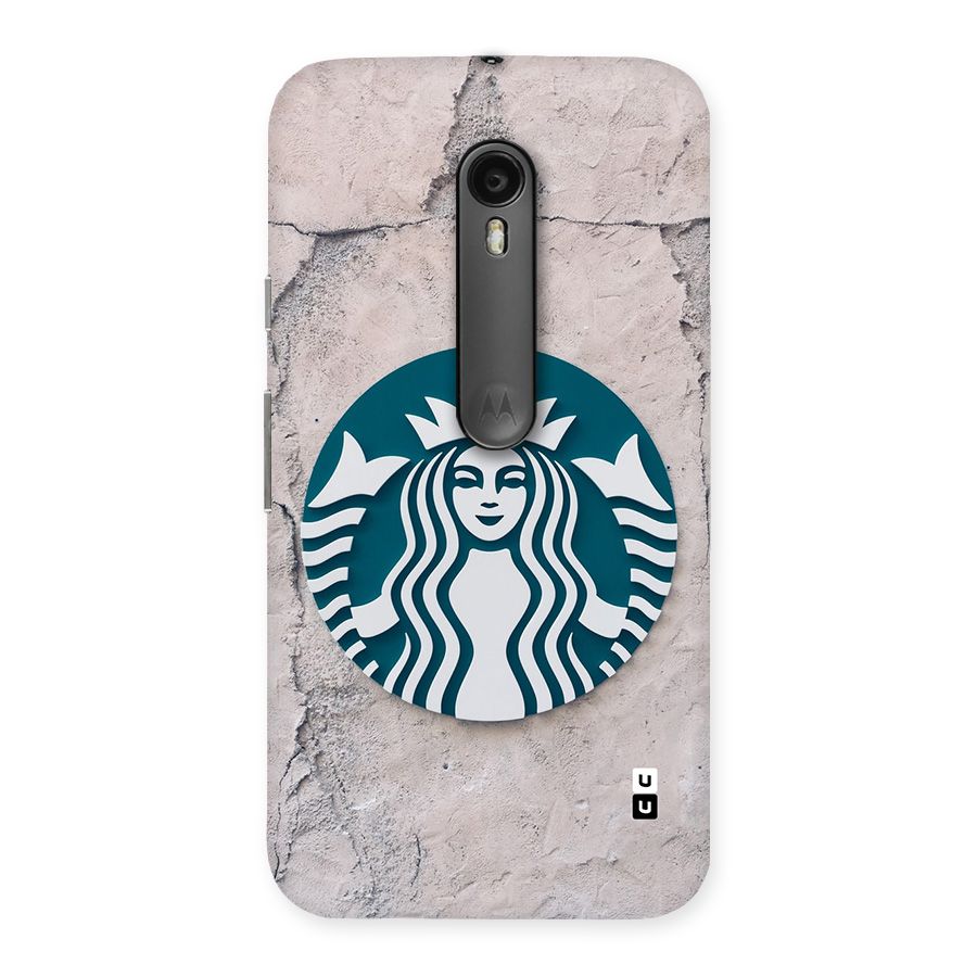 Wall StarBucks Back Case for Moto G Turbo